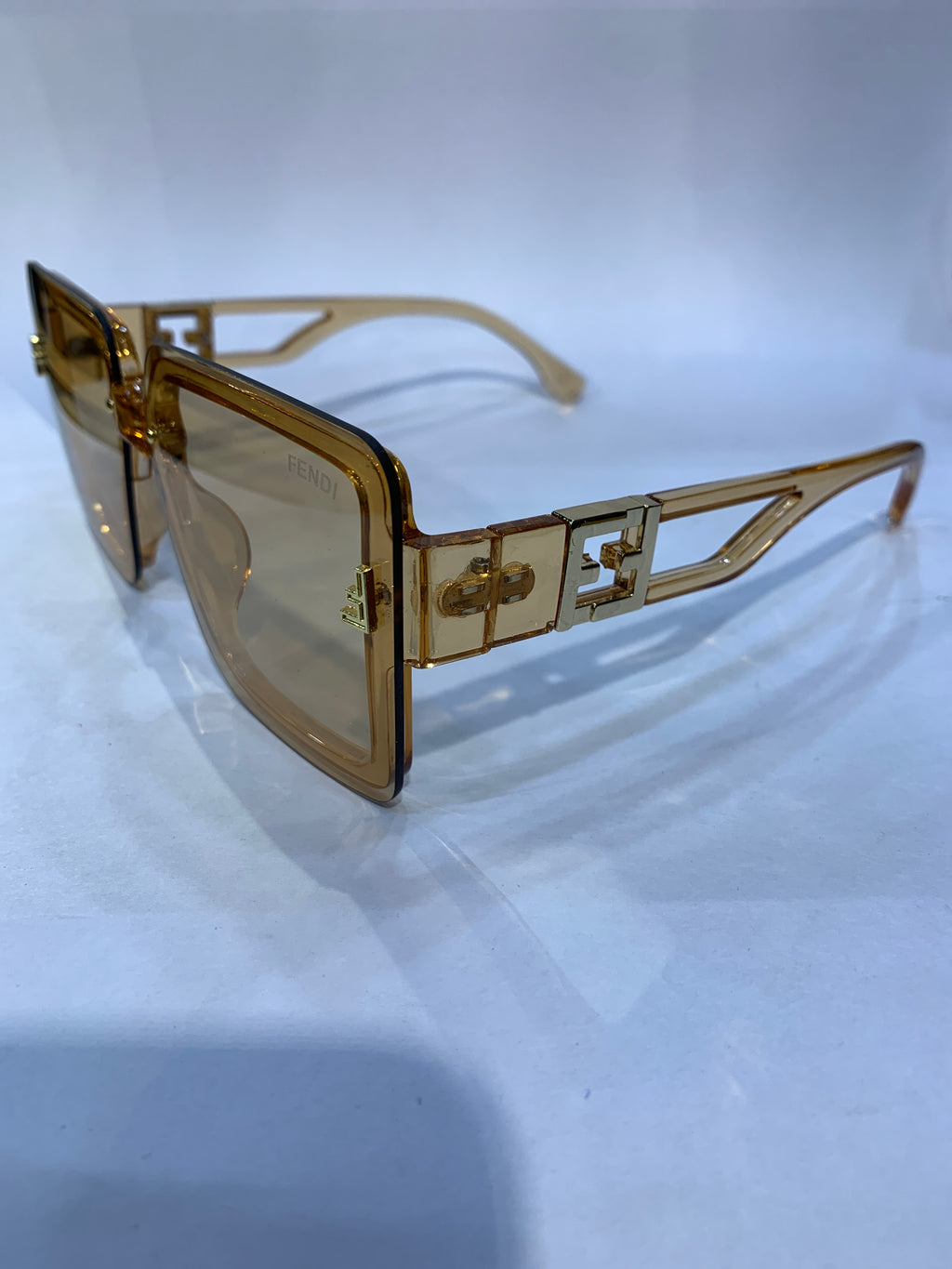 NEF Orange Transparent Frame Orange Trancy Shade Unisex Sunglasss SUN 026