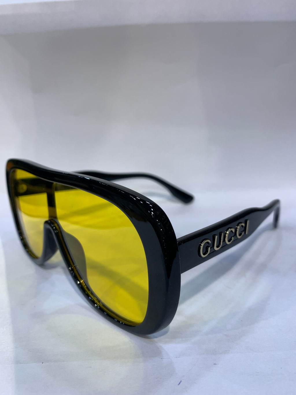 CUG Black Frame Yellow Shade Unisex Sunglasss 6025 99 1 145