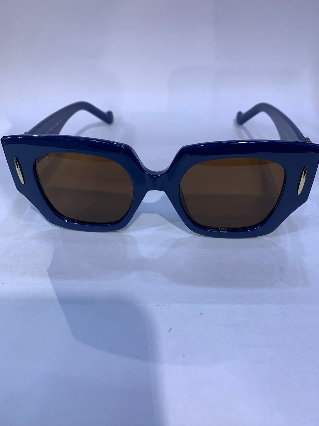 EOL Blue Frame Brown Shade Unisex Sunglasss 7780 50 20 145