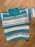 Crochet Tshirt White Blue Colour Half sleeve  RK9002