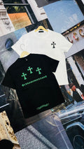 KAI RHC CHR White Colour With Black Patche Embroidery Premium Quality Imported Unisex T-Shirt 978