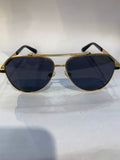 RAC Golden Frame  Black Shade Unisex Sunglasss CF58473 60 14 145 C4 CE
