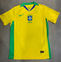 IDA ADI C B F Brasil Yellow Green Colour V Neck Tshirt Jersey 990516