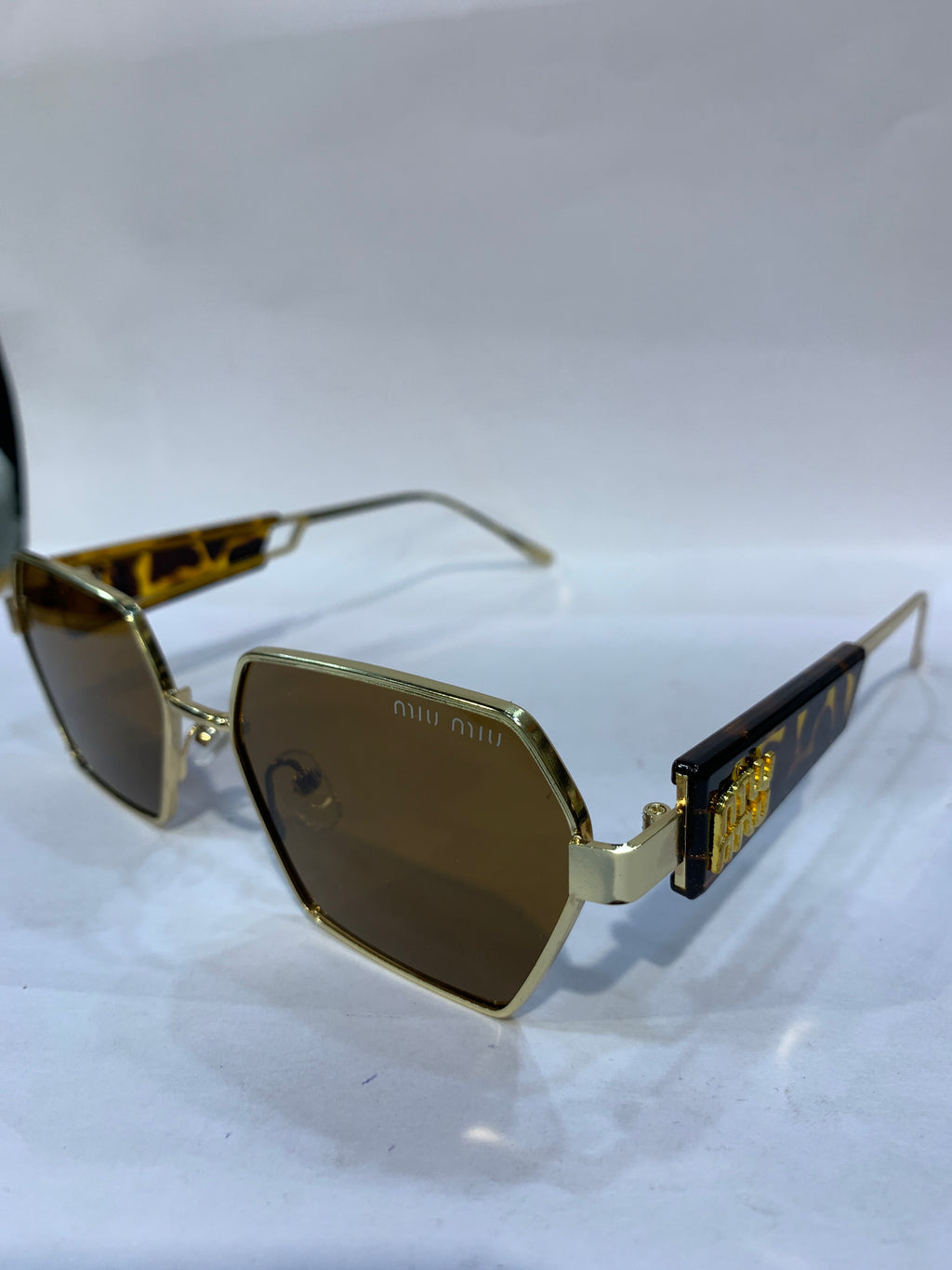 UIM Golden Leopard Frame Brown Shade Unisex Sunglasss SUN 013