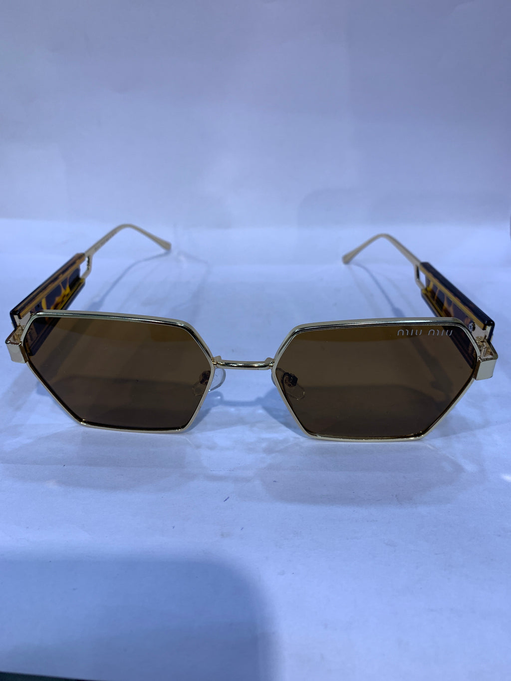 UIM Golden Leopard Frame Brown Shade Unisex Sunglasss SUN 013