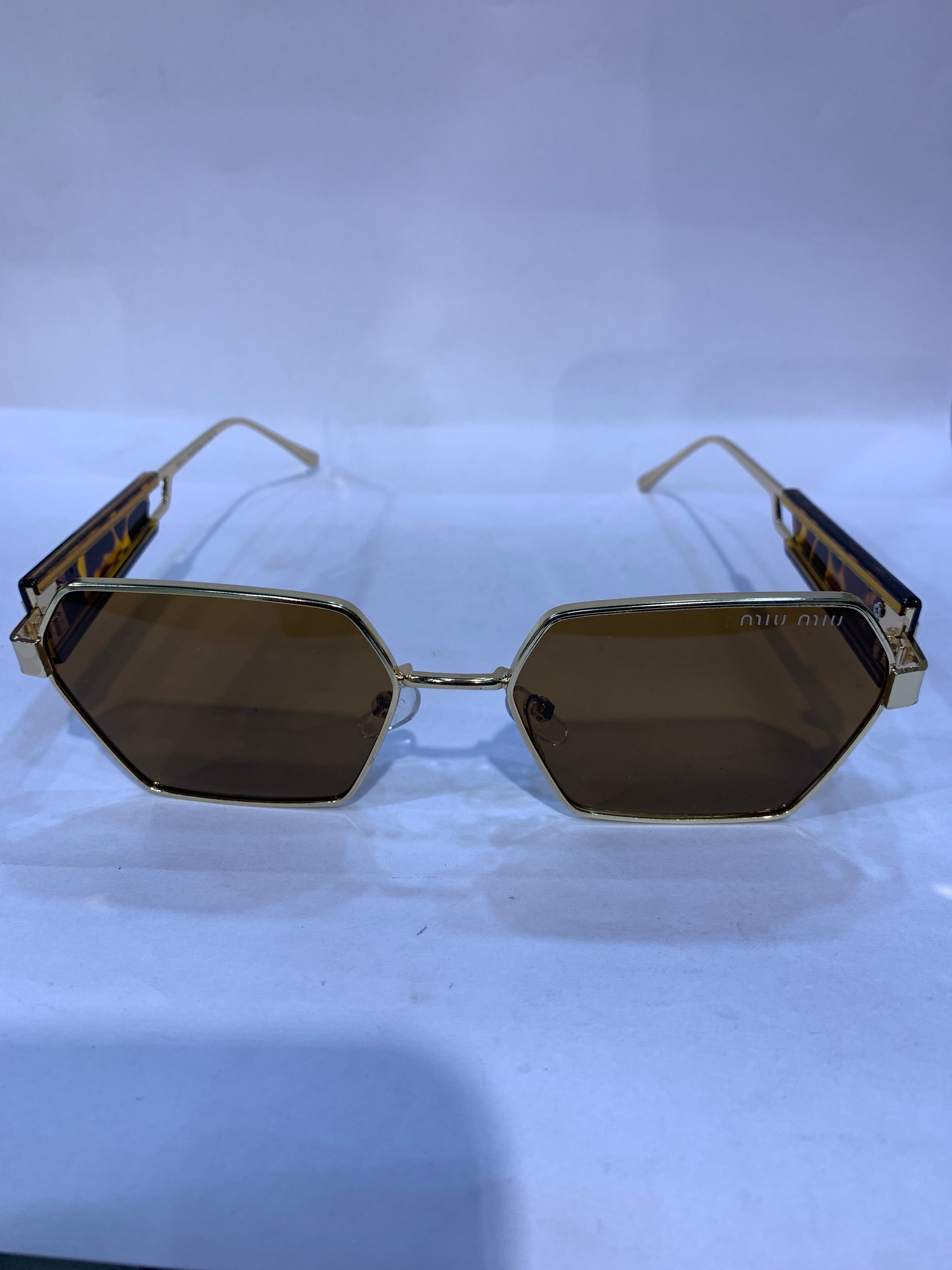 UIM Golden Leopard Frame Brown Shade Unisex Sunglasss SUN 013