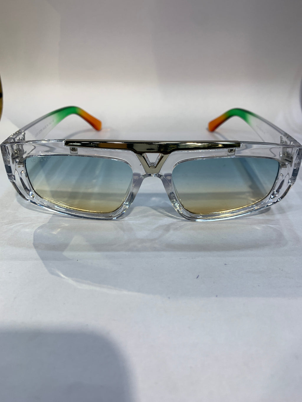 UOL Transparent Frame Transparent Shade Unisex Sunglasss 6155 55 18 145