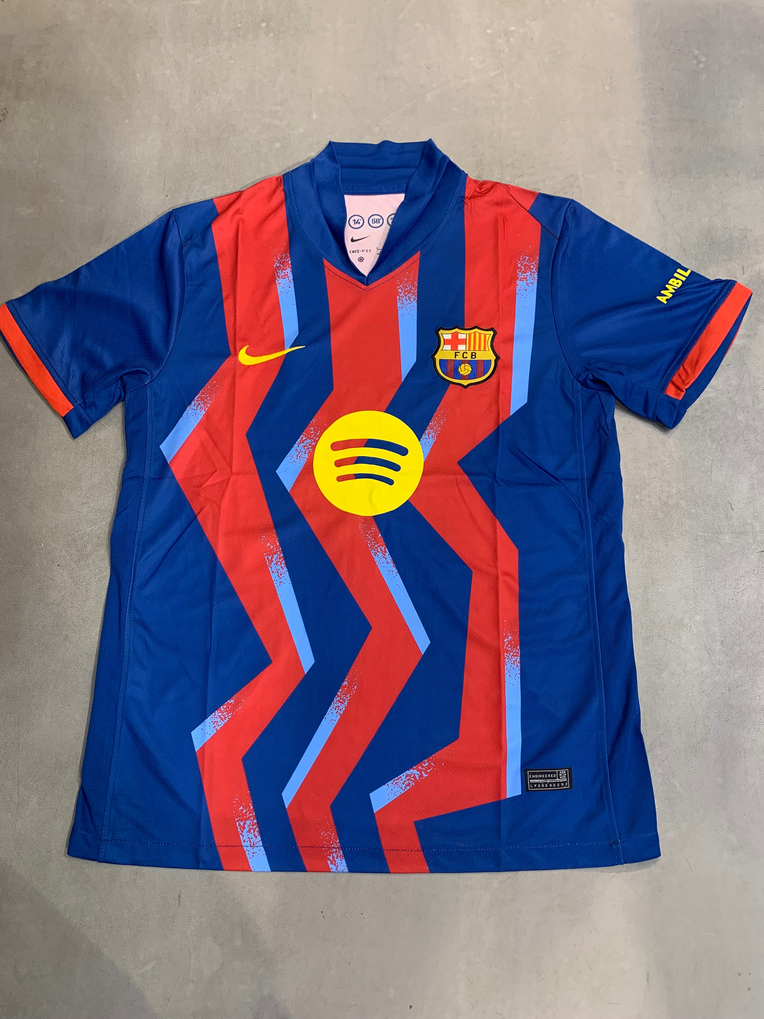 IDA ADI F C B Blue Red  Colour V Neck Tshirt Jersey 990515