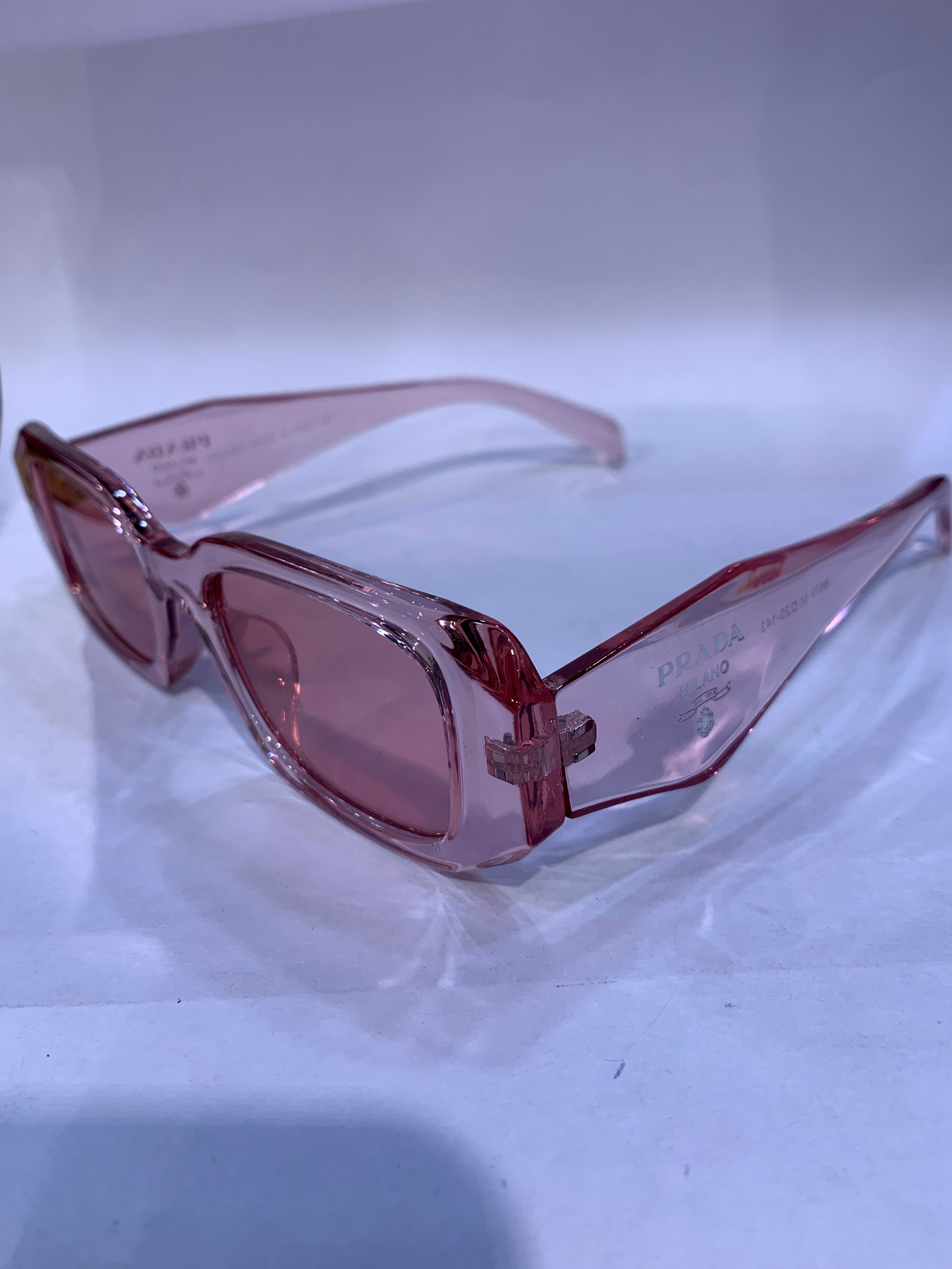 ARP Pink Transparent Frame Pink  Shade Unisex Sunglasss 8679 50 20 143