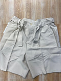 Korean pant style Shorts Cream 8817