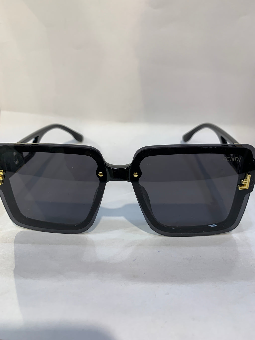 NEF Black Frame Black Shade Unisex Sunglasss SUN 014