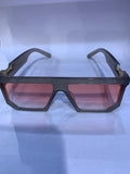 RAM Grey Transparent Frame Red  Shade Unisex Sunglasss SUN 010