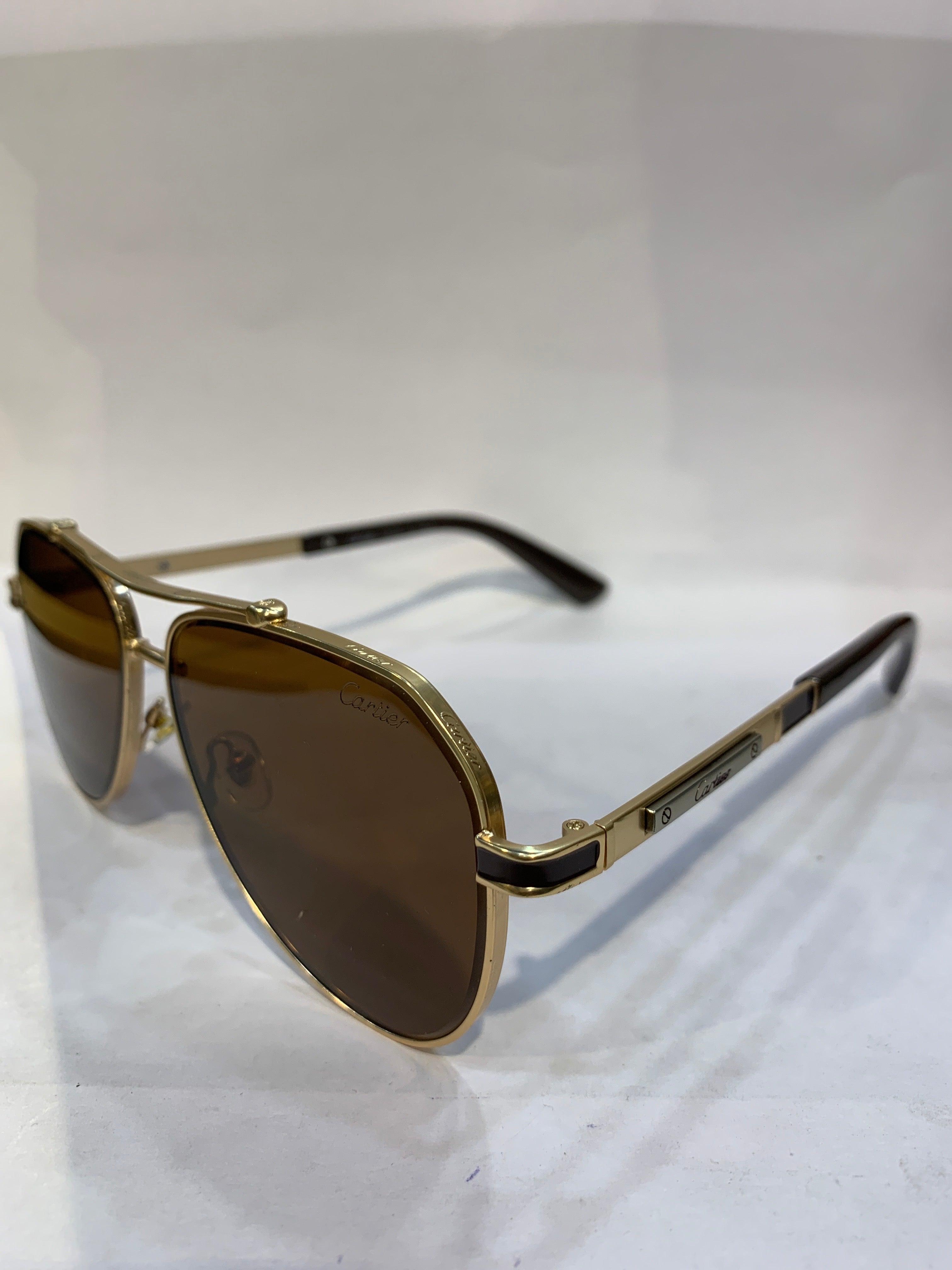 RAC Golden Brown Frame Brown  Shade Unisex Sunglasss CF58473 60 14 145