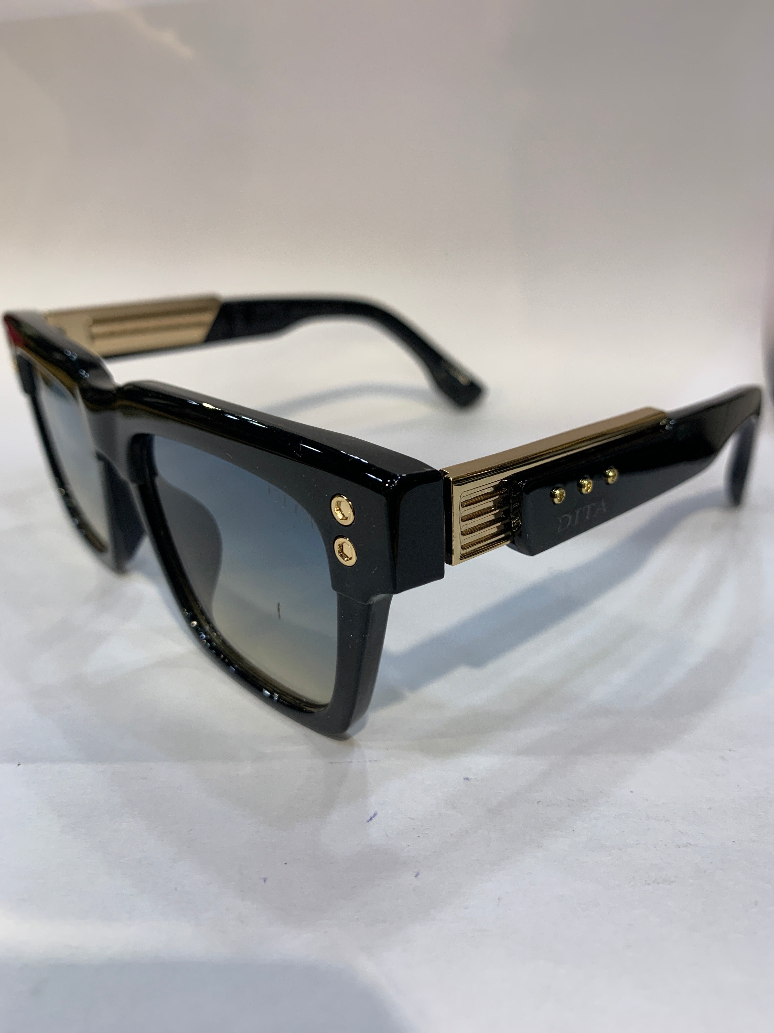 TID Black Frame Blue Trancy Shade Unisex Sunglasss ZS98312 56 18 145