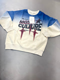 LDA Blue Cream New York Mgsm Culture Full Sleeve Sweatshirt 4003