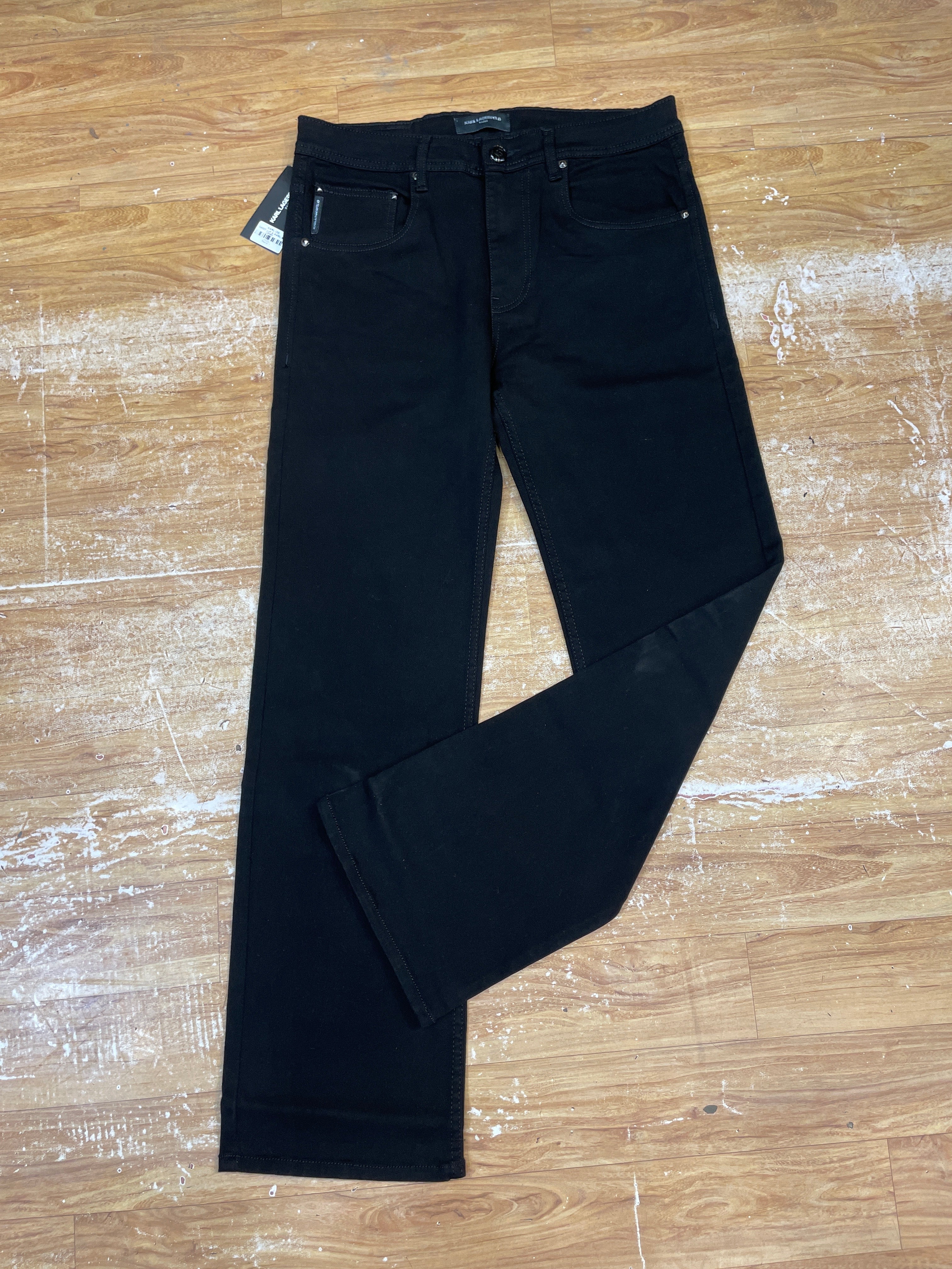 RAK KAR Black Colour Z Black Heavy Denim Regular Fit Men’s Jeans LAN202