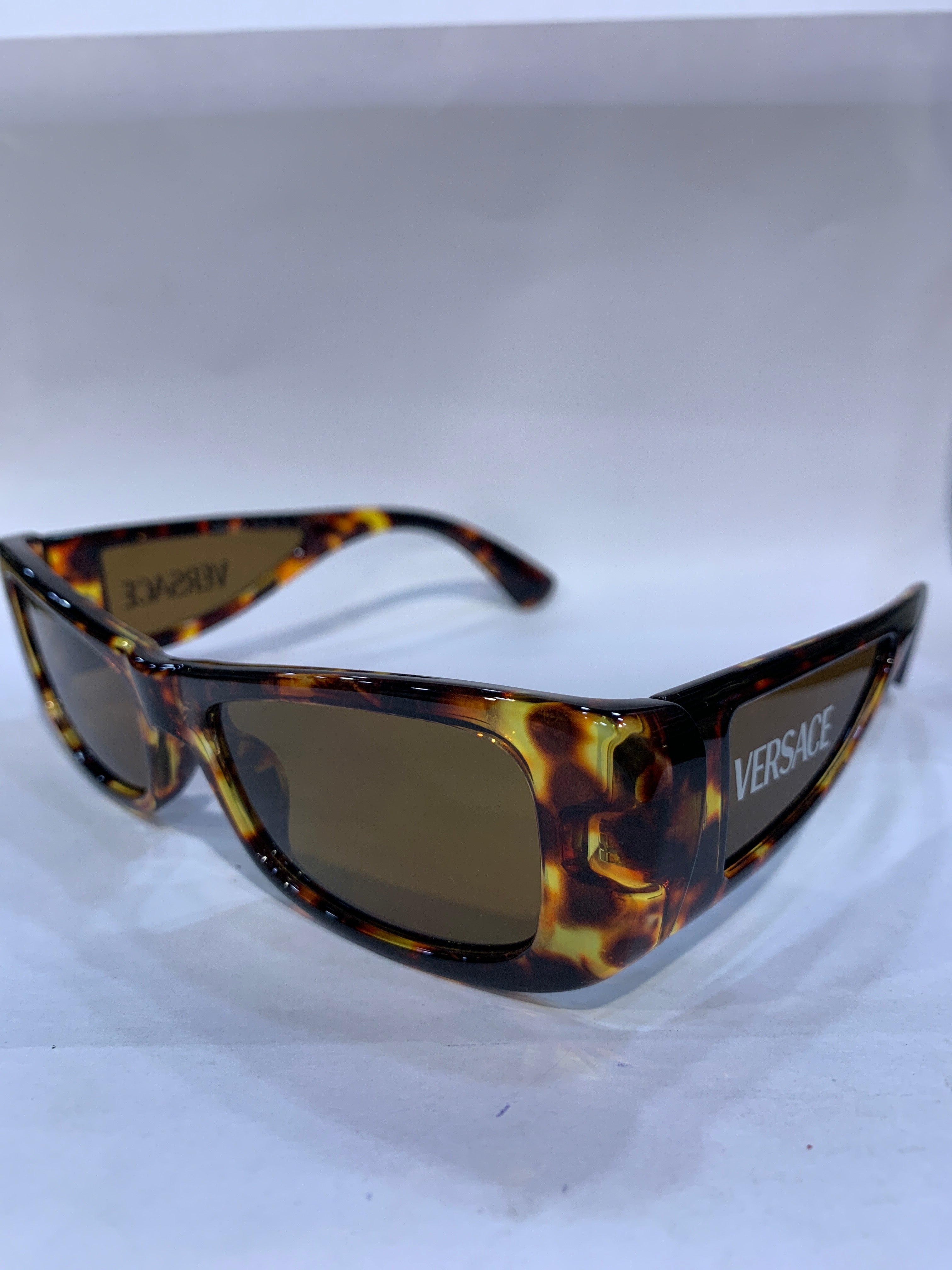 REV Leopard Frame Brown Shade Unisex Sunglasss 4481 54 17 140