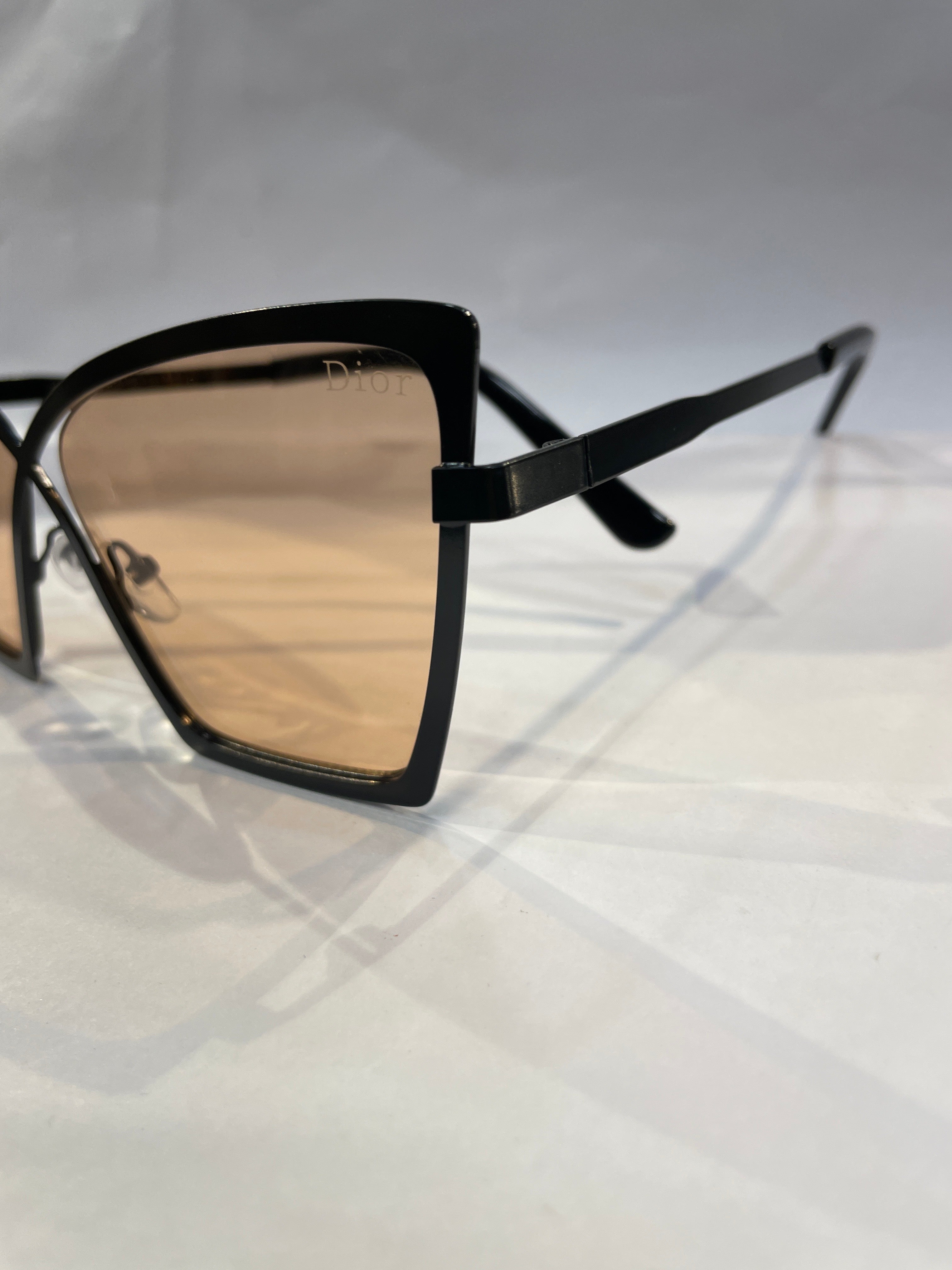 OID DIO Black Frame Brown  Shade Unisex Sunglasses SUN266