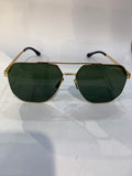 PME Golden Frame Green Shade Unisex Sunglasss 10209 62 13 145