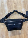 UOL LOU Black Colour Unisex Chest Fanny Bag 988839