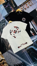 KAI RHC CHR White Colour With Red Silver Patch Print Premium Quality Imported Unisex T-Shirt 935