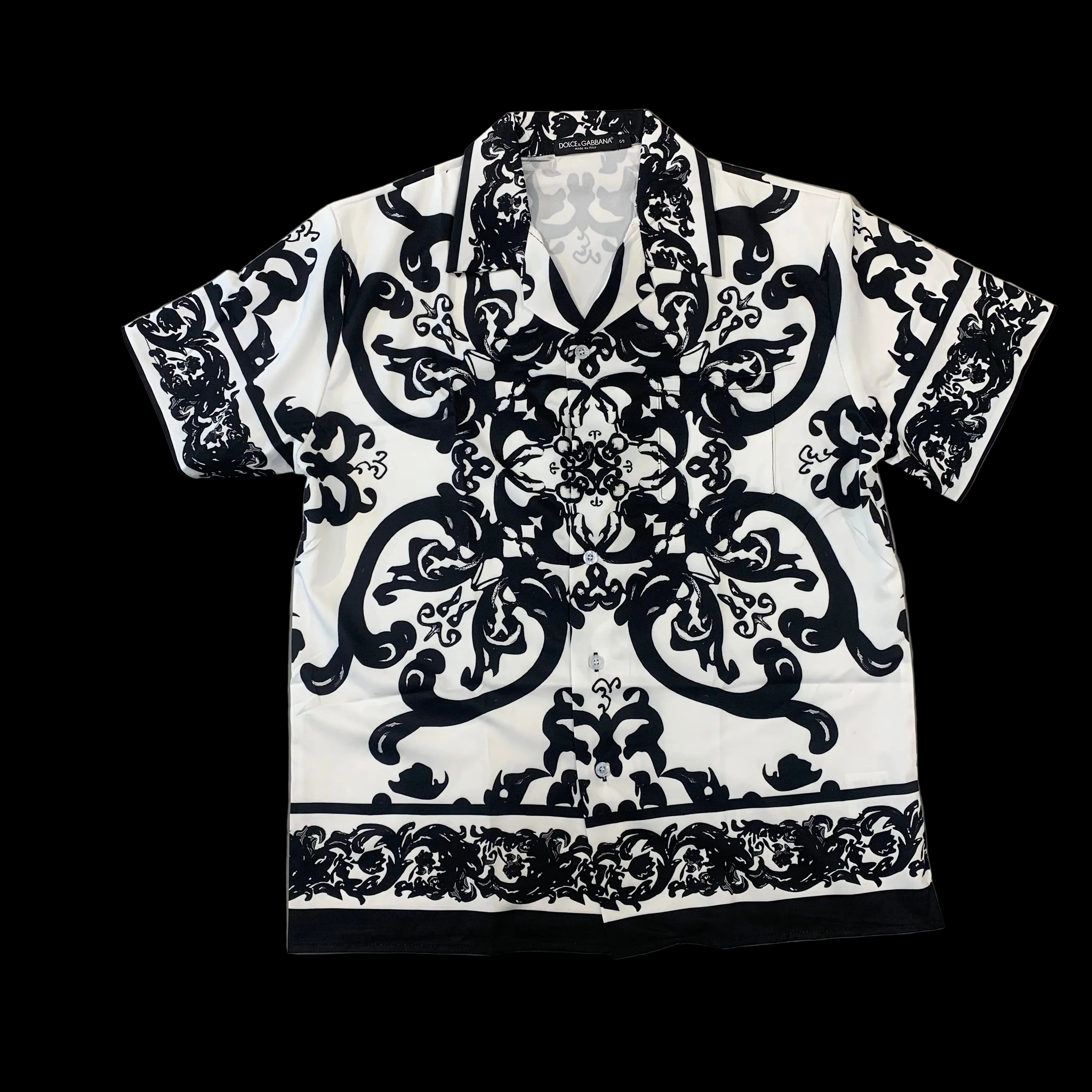 LOD DOL Black White Printed Half Sleeve Premium Quality Imported Unisex Shirt 990317