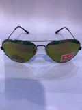 YAR Silver Frame Green Mercury Shade Unisex Sunglasss RB 3025 58 14