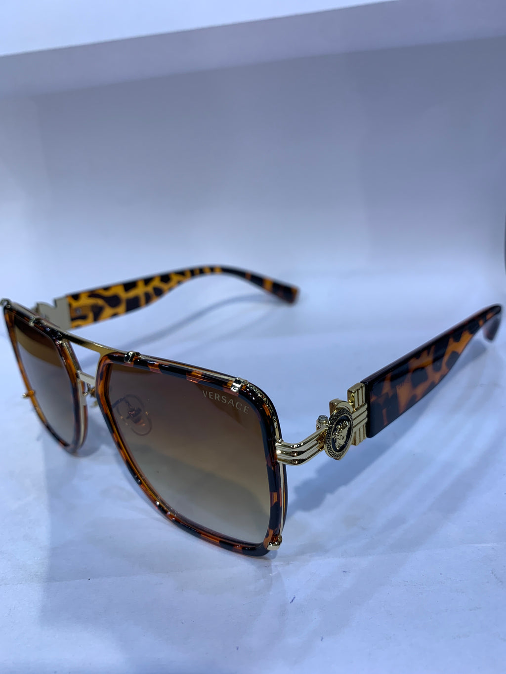 REV Leopard Frame  Brown Shade Unisex Sunglasss 10296  57 18 145