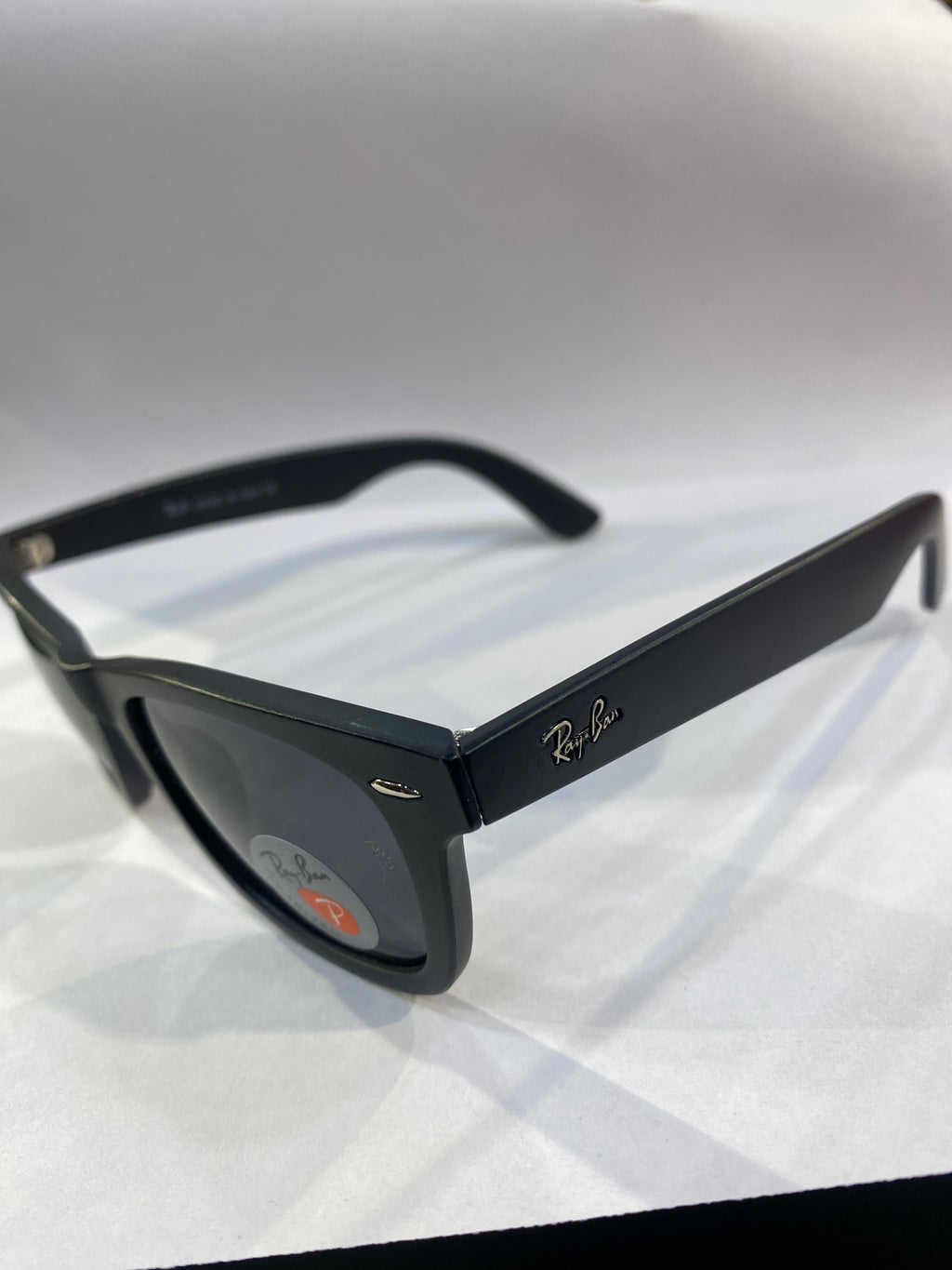 YAR RB Matte Black Frame Black Shade Unisex Small Size Sunglasses RB2140 F 955 52 22 3N
