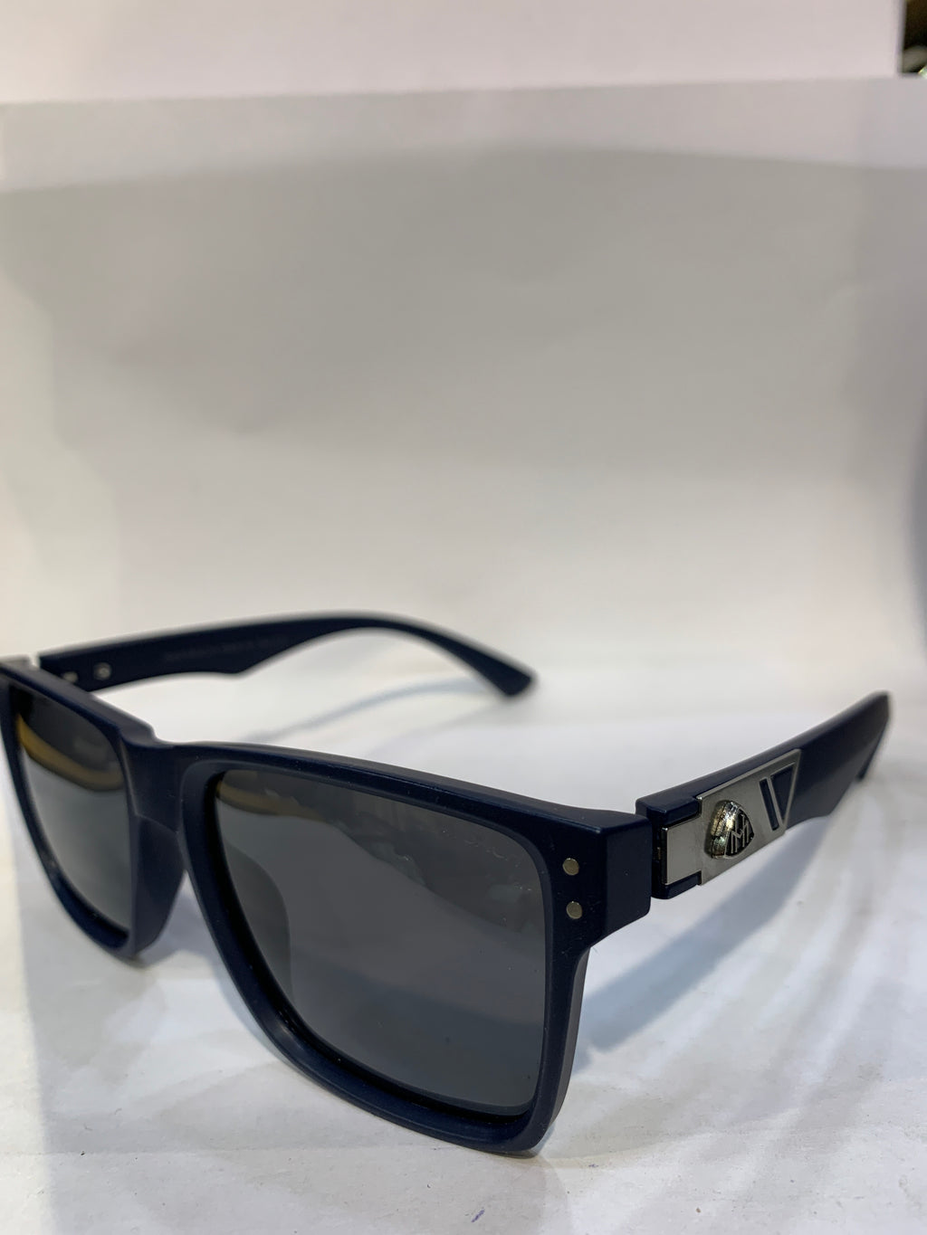 YAM Blue Frame Black Shade Unisex Sunglasss SUN 017