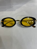 OID Black Frame  Golden Stick Black Shade Unisex Sunglasses SUN240