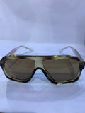 CUG Brown Transparent Frame Brown Shade Unisex Sunglasss TR28015 58 17 150