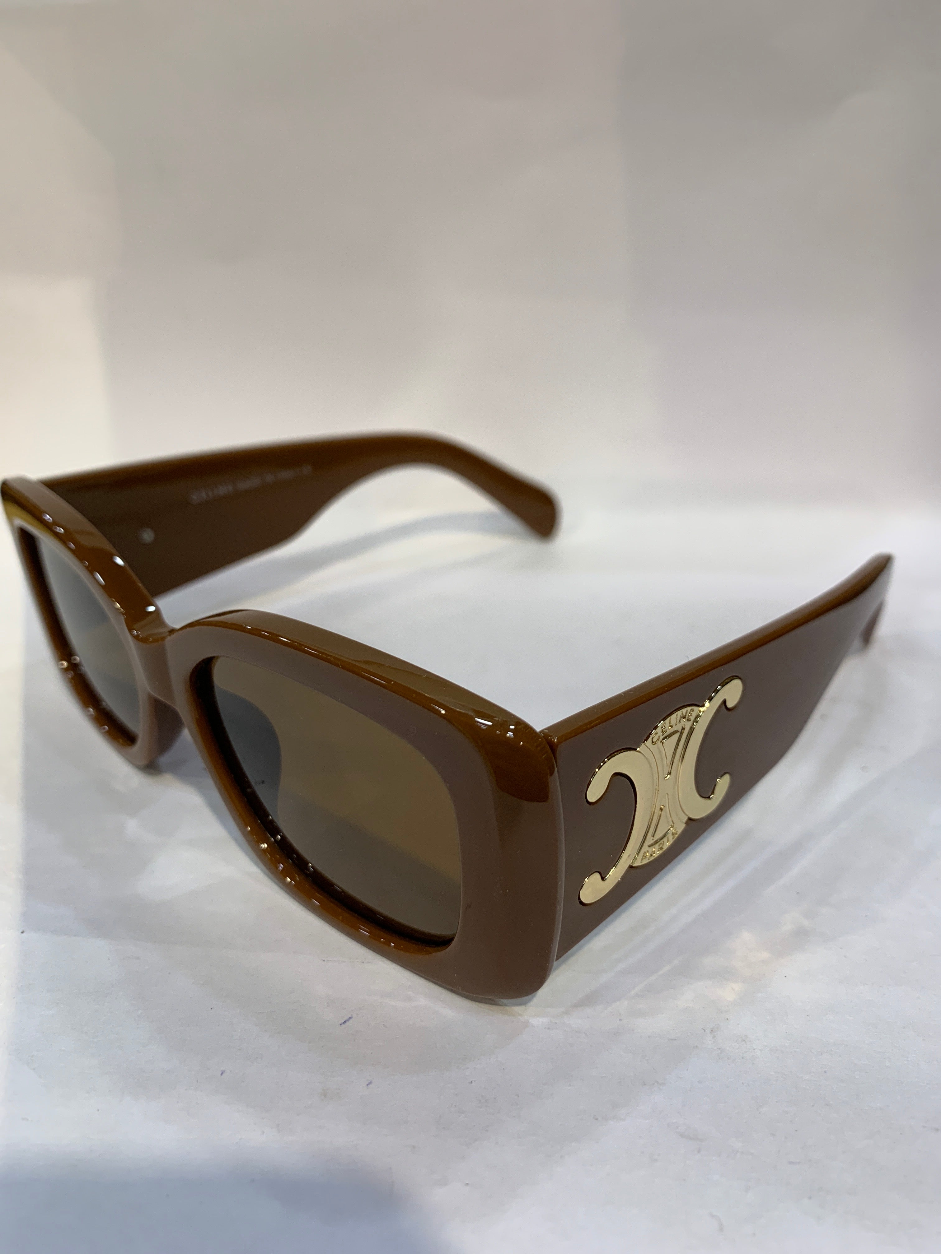 LEC Brown Frame Brown Shade Unisex Sunglasss 7802 53 18 140