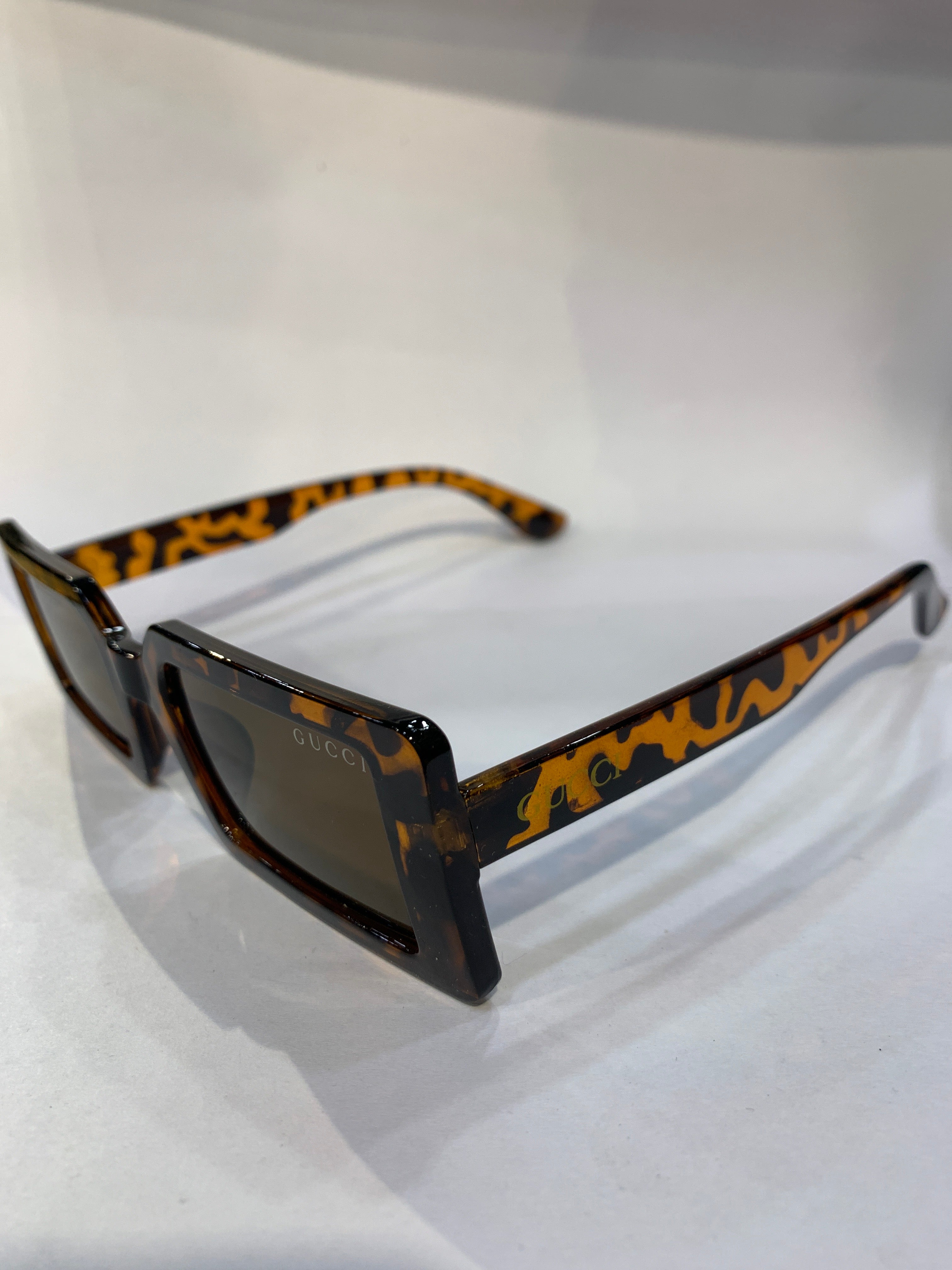 CUG Leopard Frame Brown Shade Unisex Sunglasss SUN 008