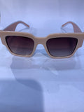 LOD Peach Frame Brown Shade Unisex Sunglasss DG6184 52 19 140