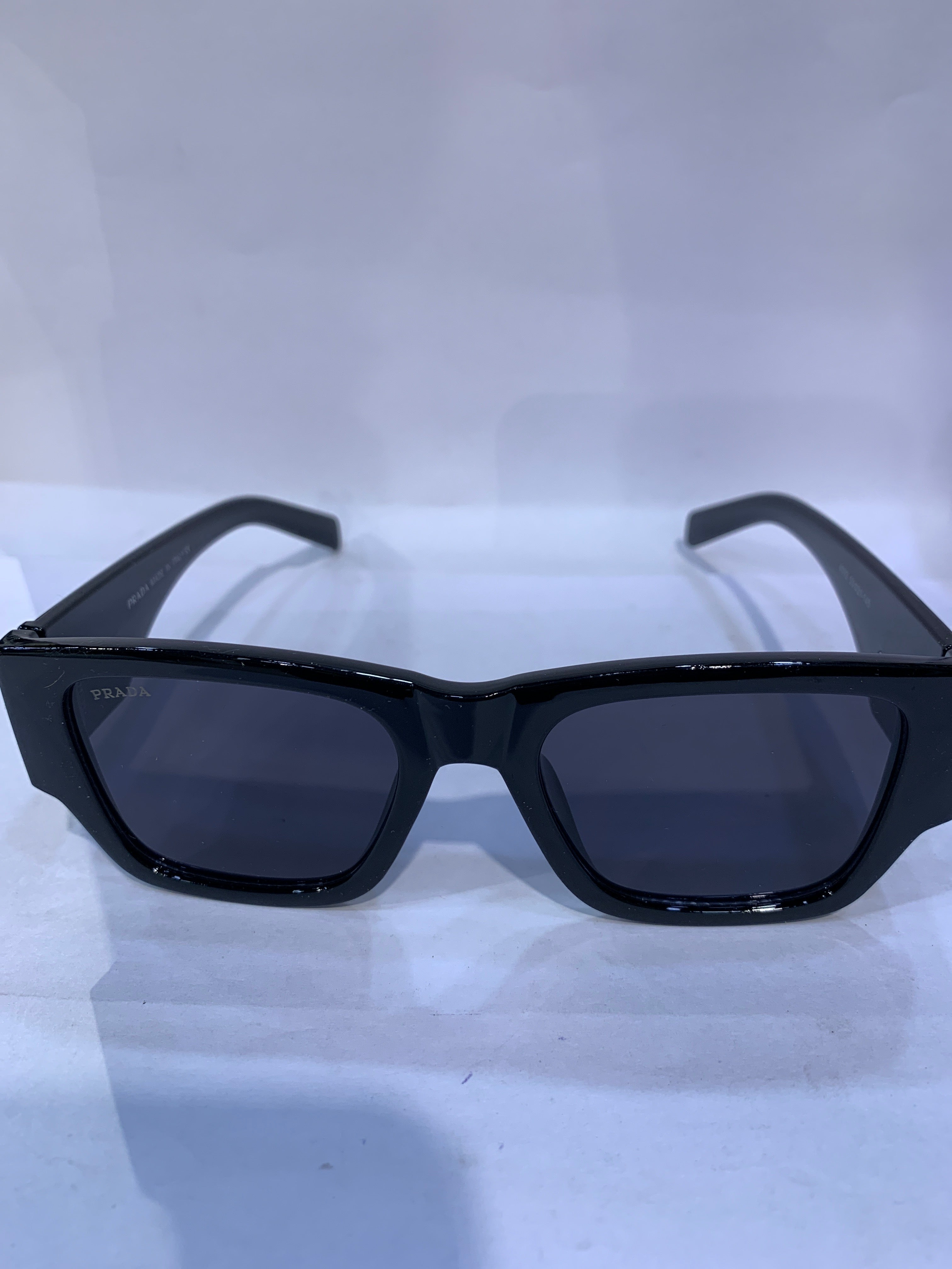 ARP Black Frame Black Shade Unisex Sunglasss 6092 53 21 145