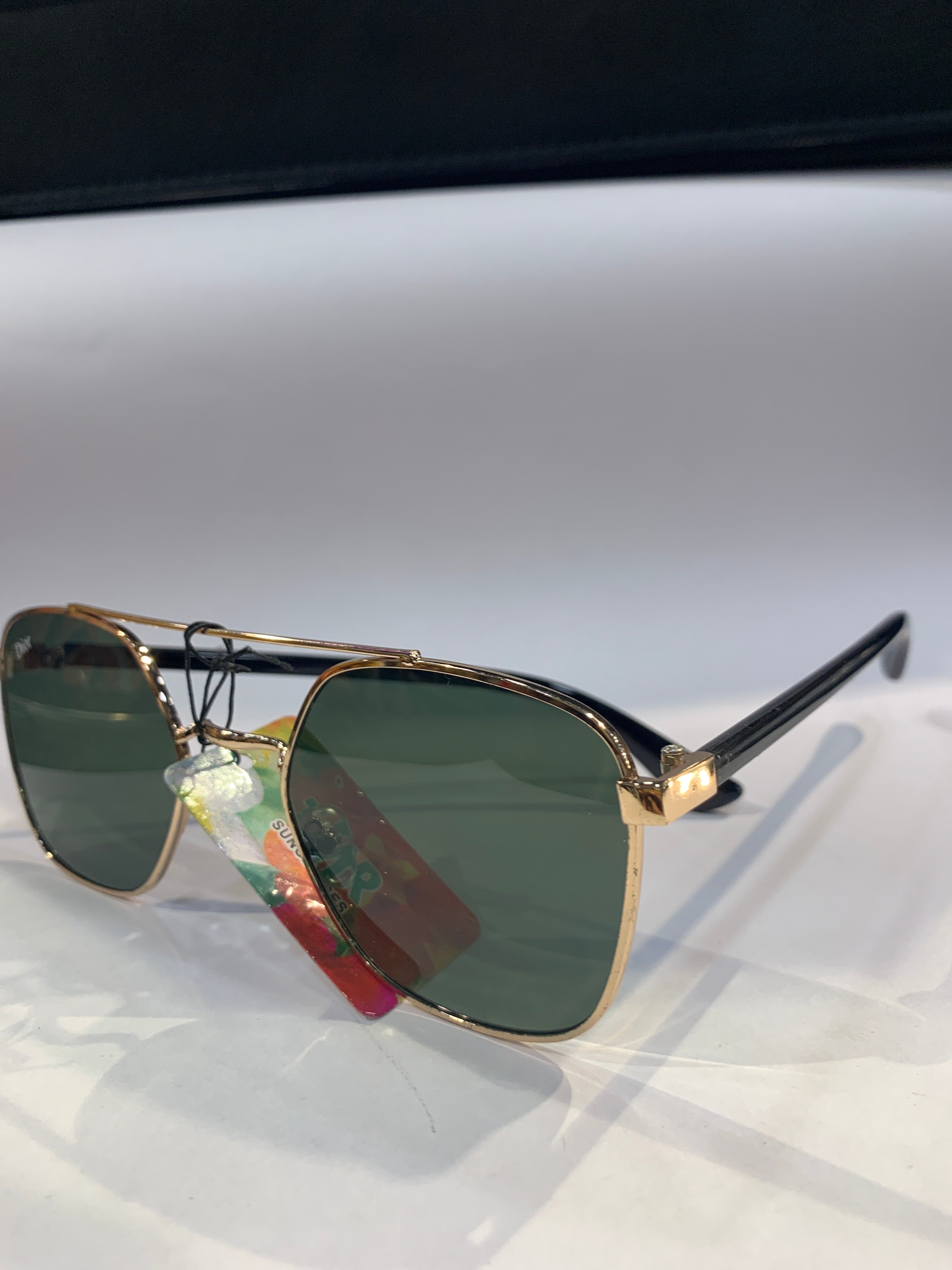 OID Golden Black Frame Green  Shade Unisex Sunglasss K51