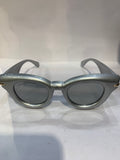 EOL Silver Frame Black  Shade Unisex Sunglasss 6232 52 18 140
