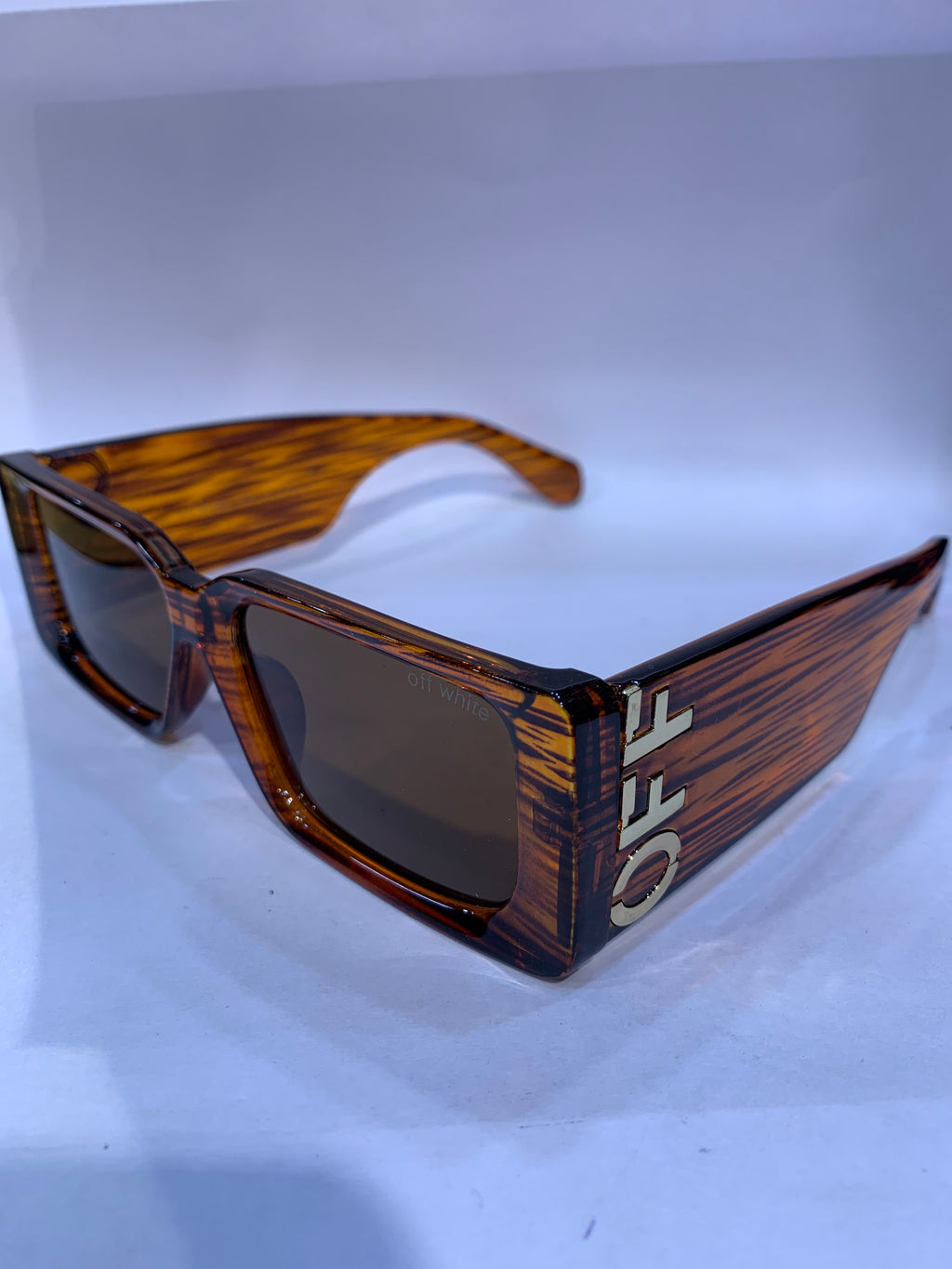 FFO Brown Transparent  Frame Brown Shade Unisex Sunglasss SUN 011