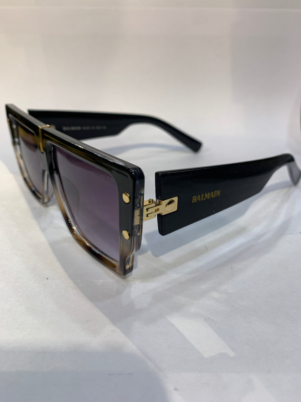 LAB Black leopard Frame purple Shade Unisex Sunglasss 6083 56 14 140