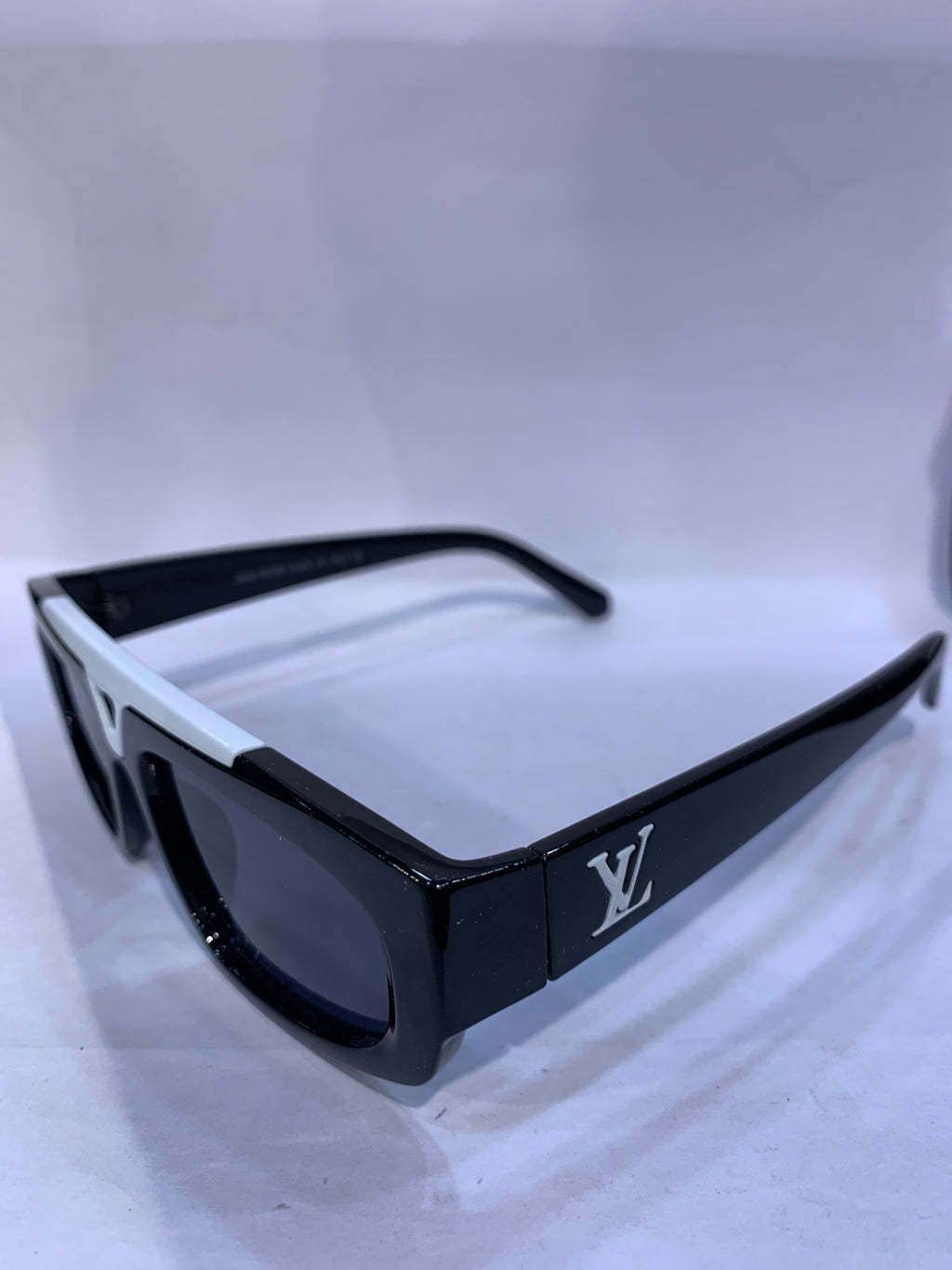 UOL Black White  Frame Black Shade Unisex Sunglasss 6155 55 18 145