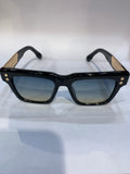 TID Black Frame Blue Trancy Shade Unisex Sunglasss ZS98312 56 18 145