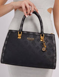 Eug Black Tote Premium Quality Ladies Bag GU833