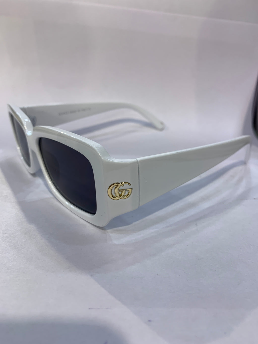 CUG White Frame Black  Shade Unisex Sunglasss 6151 54 17 135