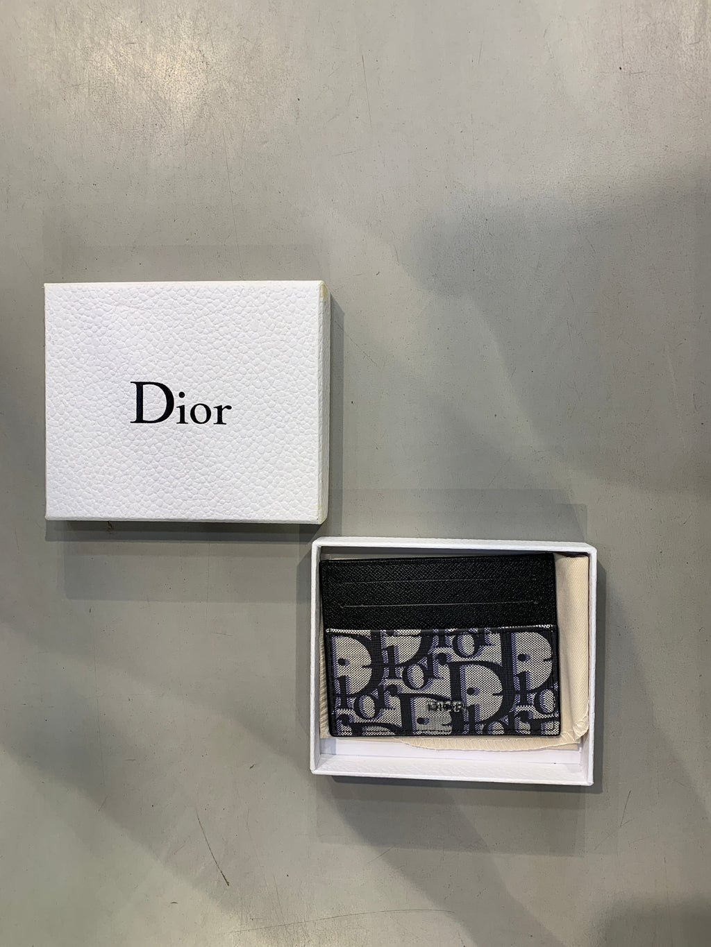 OID DIO DD Print Italian Leather Imported Unisex Cardholder 990437