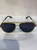 RAC Golden Frame Black Shade Unisex Sunglasss CF58473 60 14 145 C4 CE