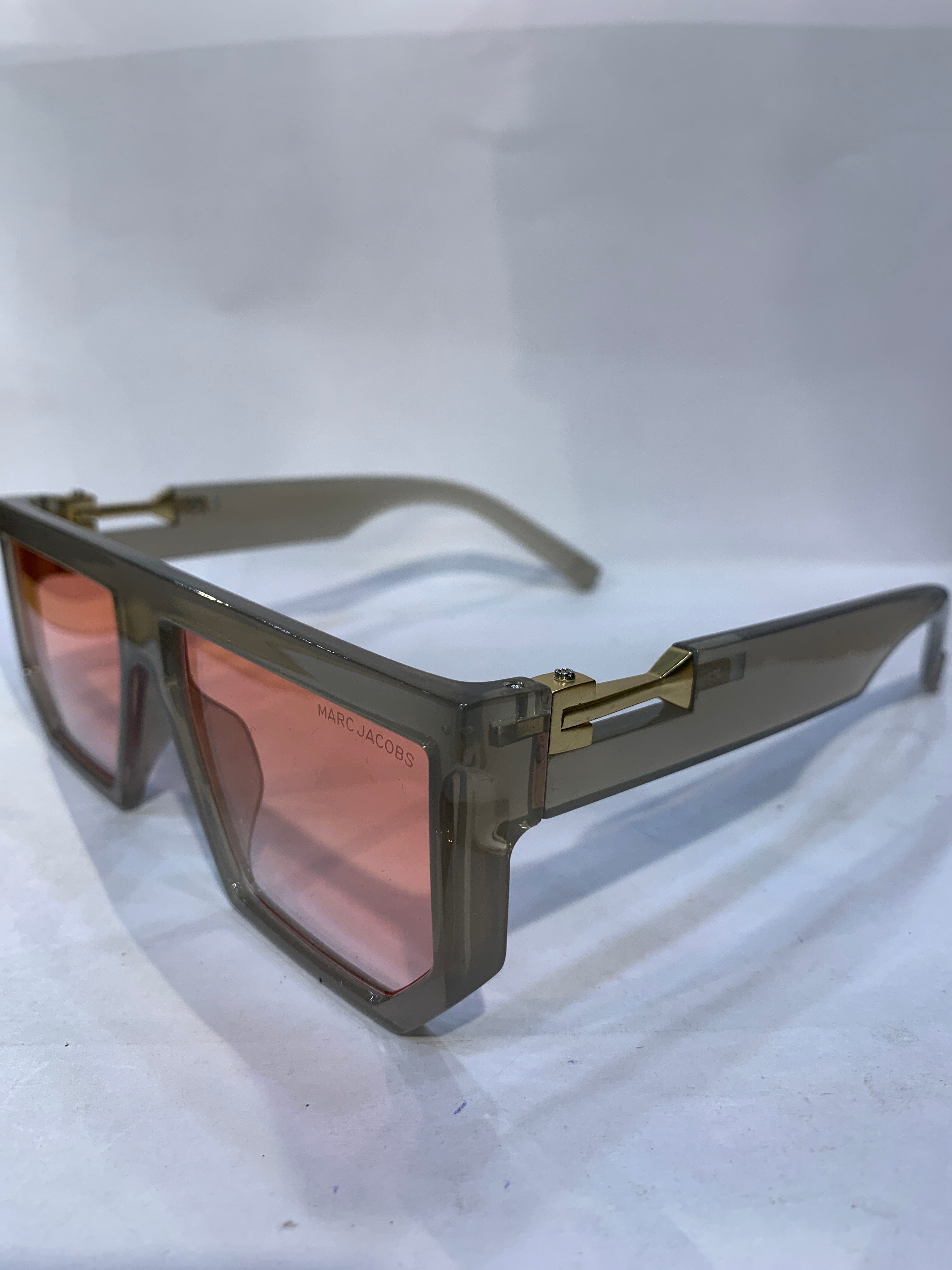 RAM Grey Transparent Frame Red  Shade Unisex Sunglasss SUN 022