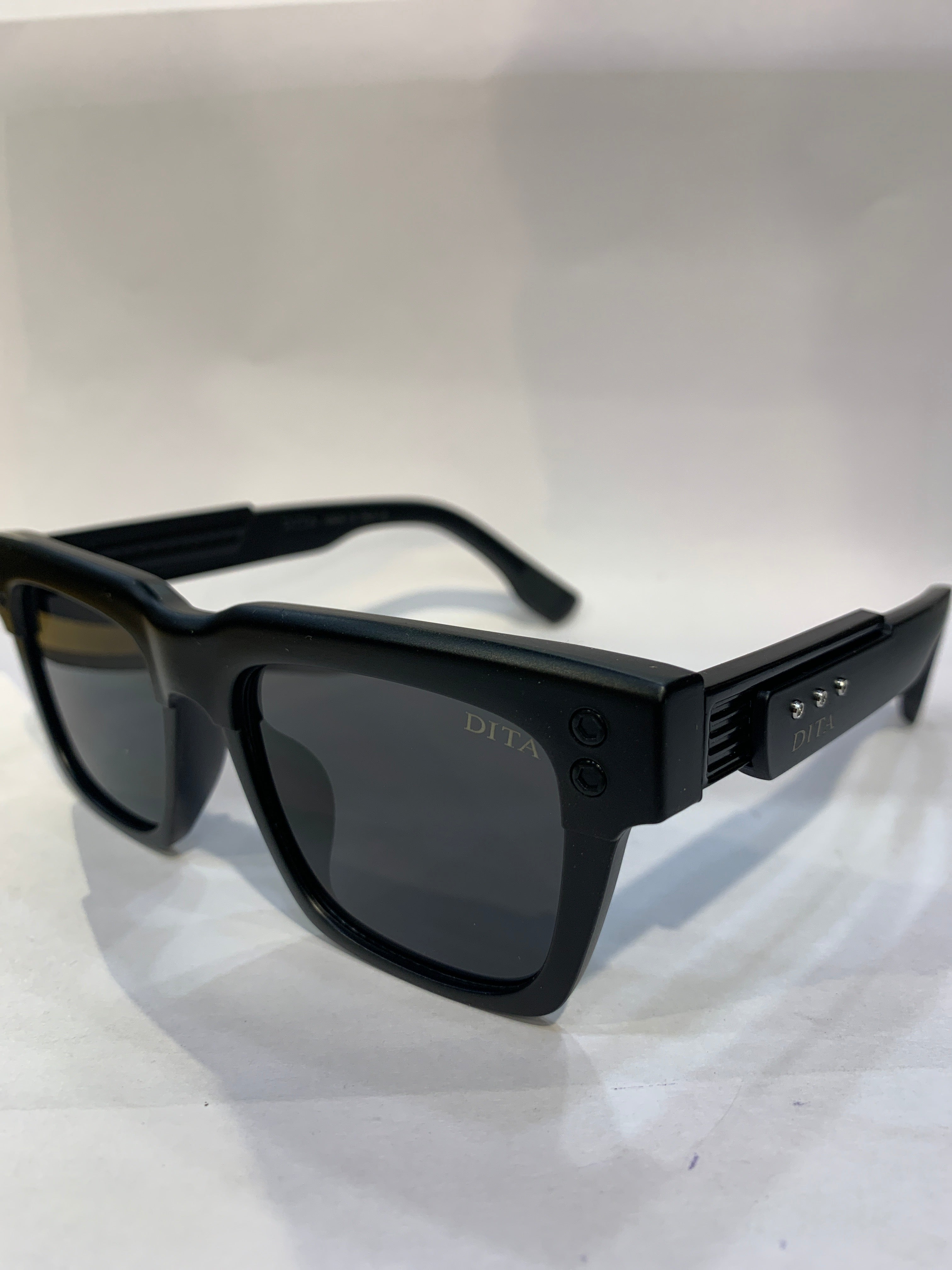 TID Black Frame Black  Shade Unisex Sunglasss ZS98312 56 18 145