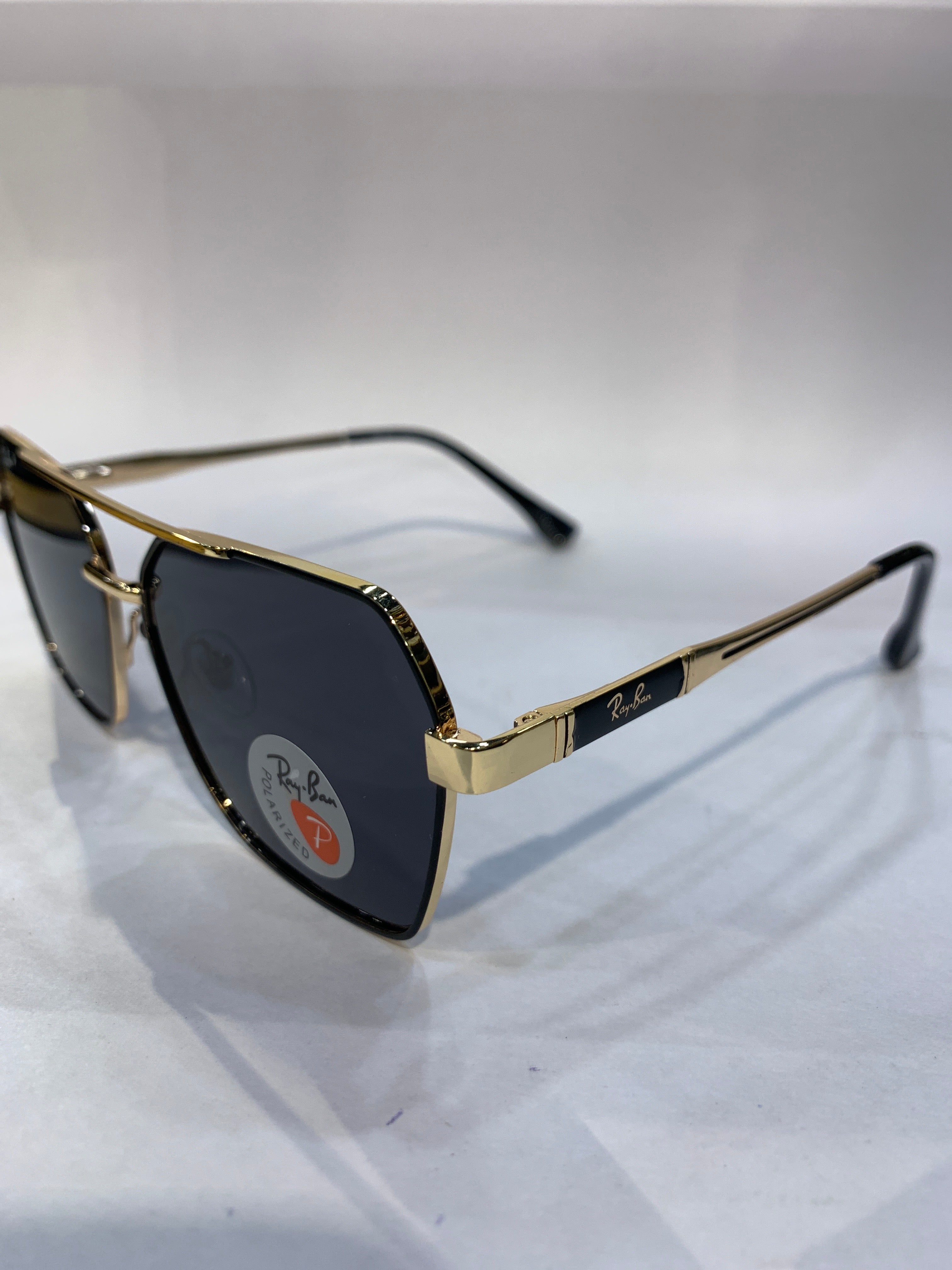 YAR Golden  Frame  Black Shade Unisex Sunglasss 58413 59 15 145 C4 CE