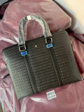Nom  Black Colour Multi Zip Laptop Bag EWM1967-5#
